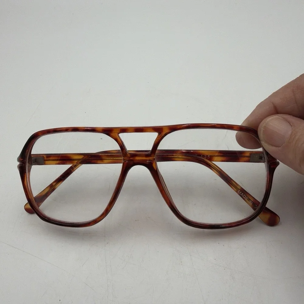 Vintage Foster Grant Eyeglasses Aviator Tortoise Shell Frames Nerd Geek TV Prop